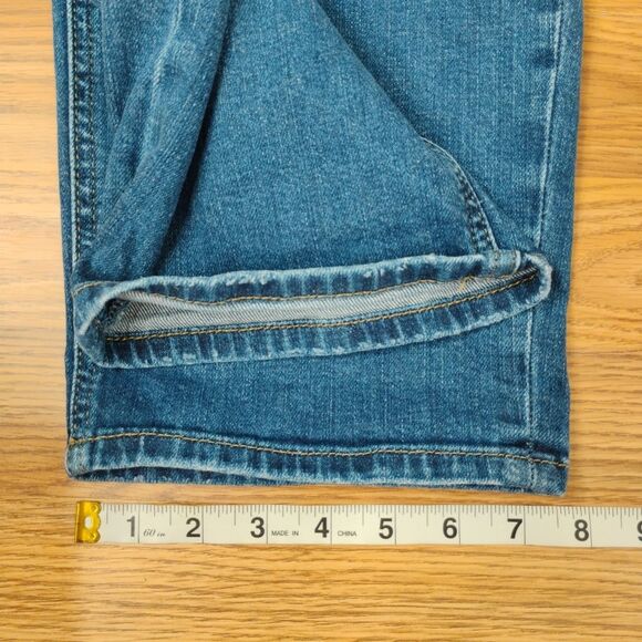 Marks & Spencer Distressed Cropped Jeans Boyfriend size 12 short UK size - Picture 12 of 16